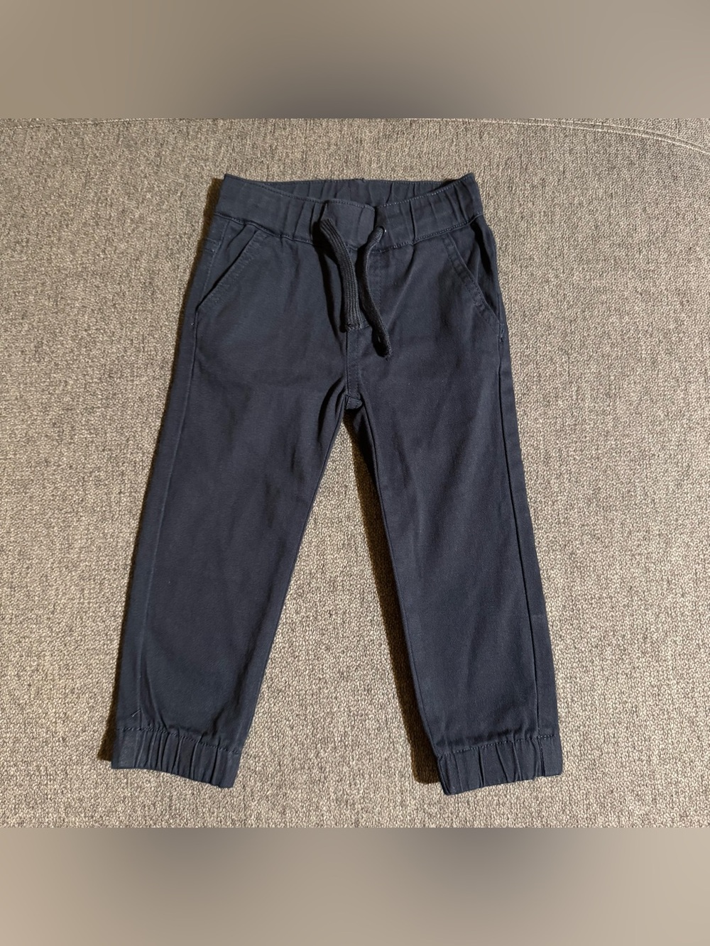 Little Bipsy Navy Blue Jogger Pants Cotton Drawstring Baby Boy 18-24M NWT